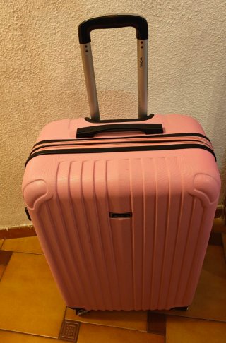 Maleta Itaca Rosa Rígida