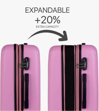 Maleta Itaca Rosa Rígida