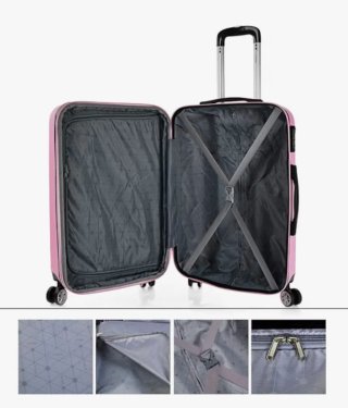 Maleta Itaca Rosa Rígida