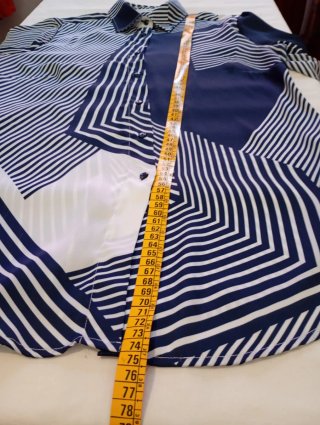 Camicia NaraCamicie bianca e blu