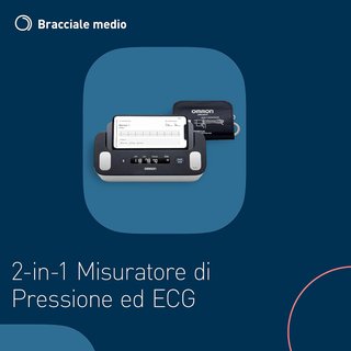 Omron Sfigmomanometro + ECG Bluetooth Nuovo