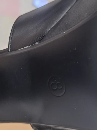 LAMODA Zapatillas Tacón Plataforma Mujer Negras