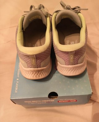 Zapatillas Skechers Flex Appeal 4.0 Beige/Gris