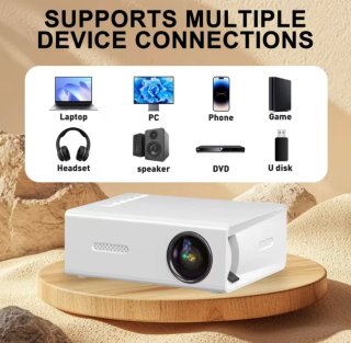 Mini proyector LED UNIC Z1 blanco