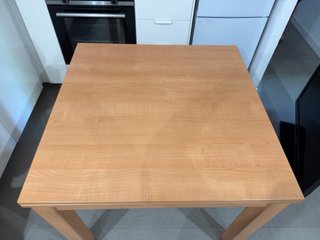 Mesa de comedor extensible madera