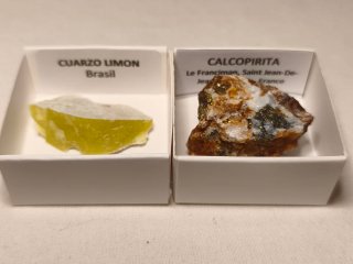 Lote de 12 minerales del mundo