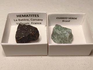 Lote de 12 minerales del mundo