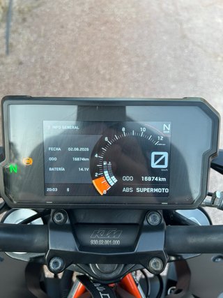 KTM Duke 125 Negra/Naranja