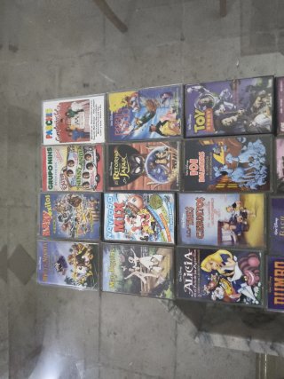 22 Cintas Disney Infantiles VHS