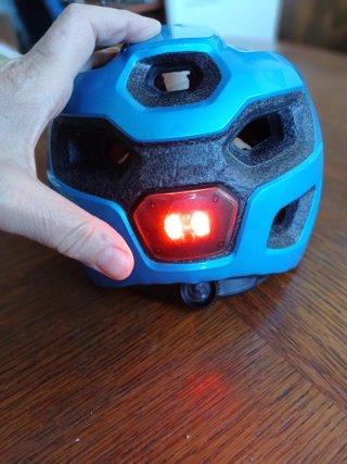 Casco infantil Scott con luz