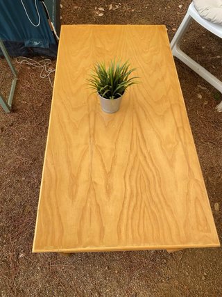 Mesa de salon de madera- estilo rústico