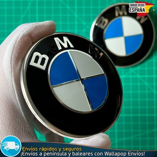 Emblemas BMW 82mm x2 Capó Portón Maletero Grommets