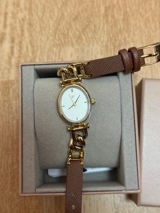 Reloj PARFOIS dorado y marrón