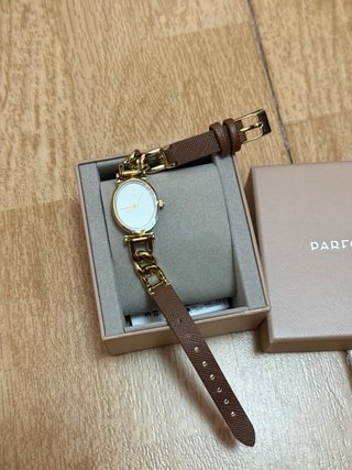 Reloj PARFOIS dorado y marrón