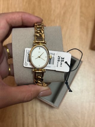 Reloj PARFOIS dorado y marrón