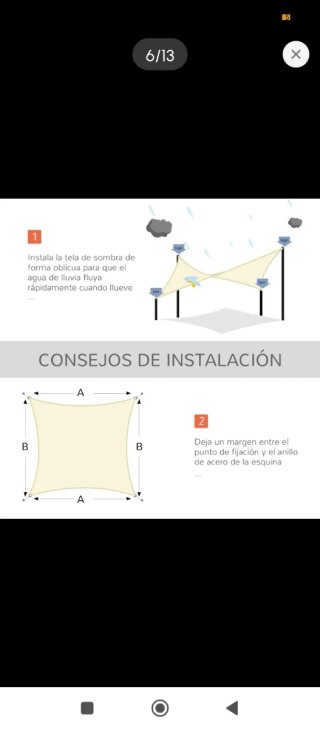 Lona Vela Jardín Beige