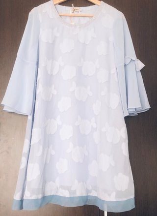 Vestido Teria Yabar Azul Nuevo
