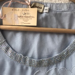 Vestido Teria Yabar Azul Nuevo