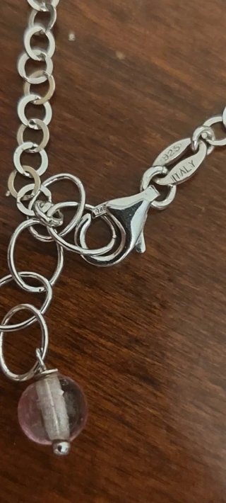 Collana Antica Murrina Argento 925 con Ciondoli