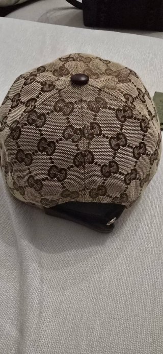 Boné Gucci GG Monogram Bege/Marrom