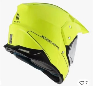 Casco MT Fluorescente Talla L