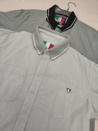 2 Camisas Homem Manga Curta - Tamanho L