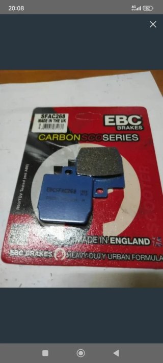 Pastillas Freno EBC SFAC268 Carbon Scooter
