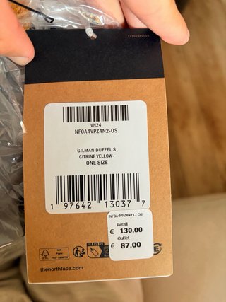 The North Face Gilman Duffel S (50 l)