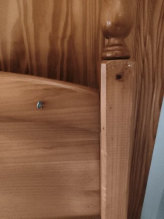 Cabecero in Pino Massiccio 90cm