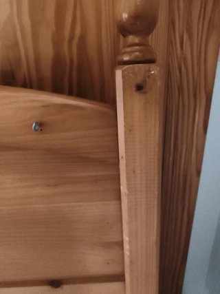 Cabecero in Pino Massiccio 90cm