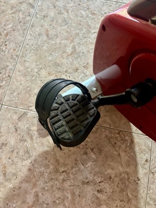 Bici estática plegable con respaldo y pantalla LCD