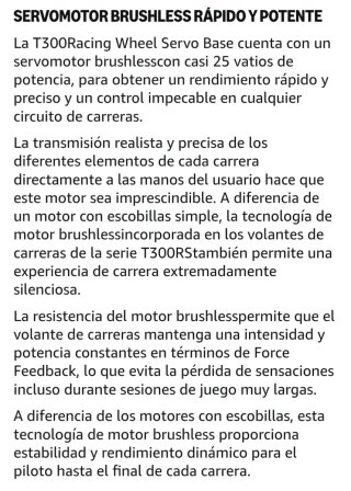 Thrustmaster T300 RS Servo Base + regalo volante