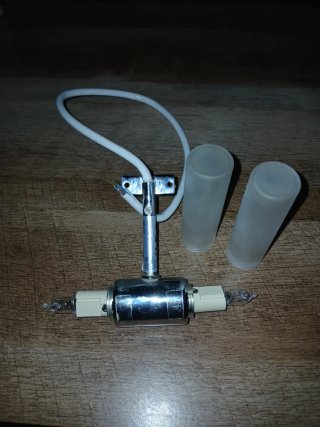Aplique espejo baño cristal metal