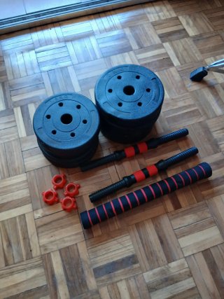 Mancuernas 15kg ajustables