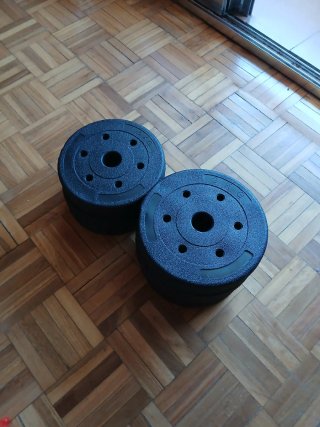 Mancuernas 15kg ajustables