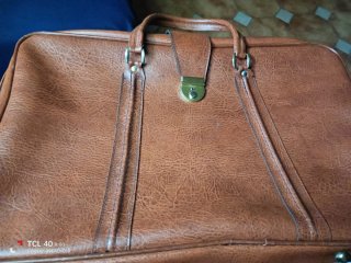 Valigia vintage marrone