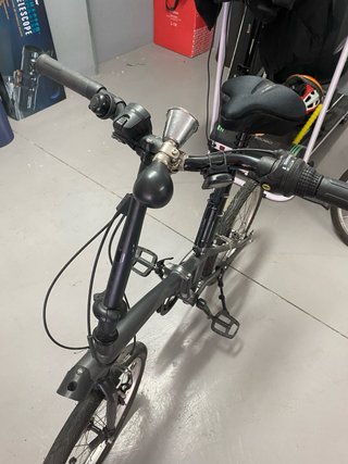 Bicicleta plegable BTWIN 20” 5v + rueda de cambio