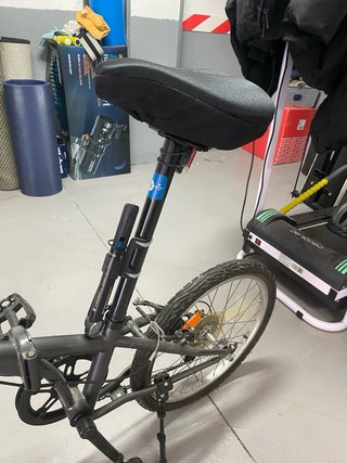 Bicicleta plegable BTWIN 20” 5v + rueda de cambio