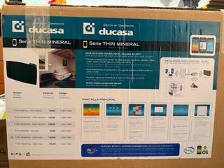 Radiador Ducasa THIN MINERAL Blanco