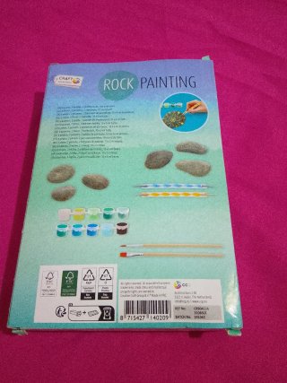 Kit Pintura Rocas Manualidades Niños