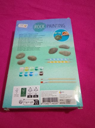 Kit Pintura Rocas Manualidades Niños