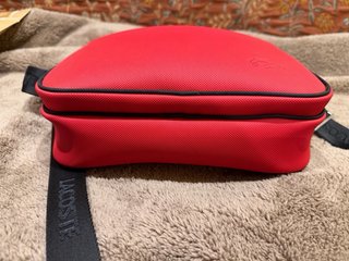 Bolso bandolera rojo Lacoste
