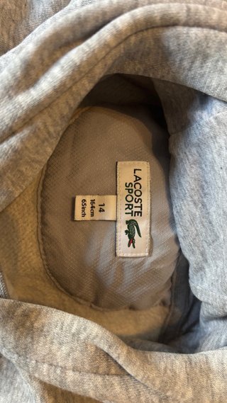 Sudadera Lacoste Gris
