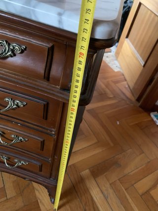 Cómoda Vintage Madera y Mármol
