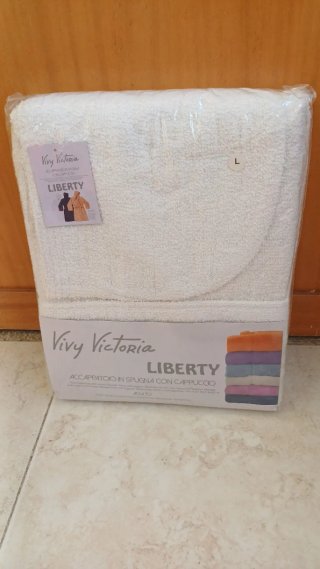 Accappatoio Vivy Victoria Liberty Bianco