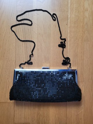 Bolso fiesta negro lentejuelas Bijou Brigitte