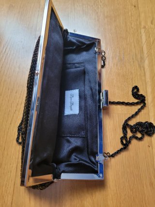Bolso fiesta negro lentejuelas Bijou Brigitte