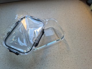 Tupper de cristal con cierre hermético