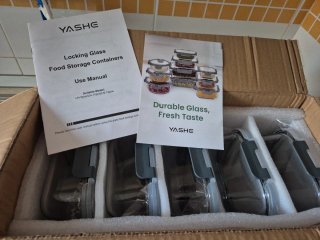 Tupper de cristal con cierre hermético