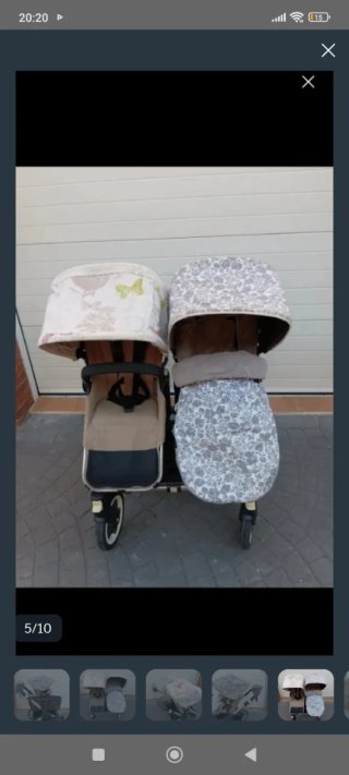Carro gemelar Bugaboo
